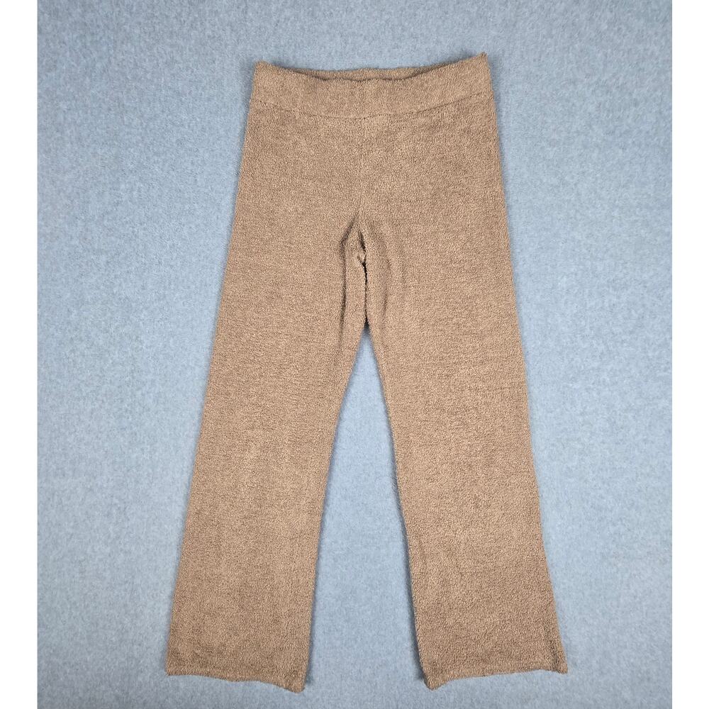 Steve Madden Womens Small Brown Wide Leg Knit Sleep Pants